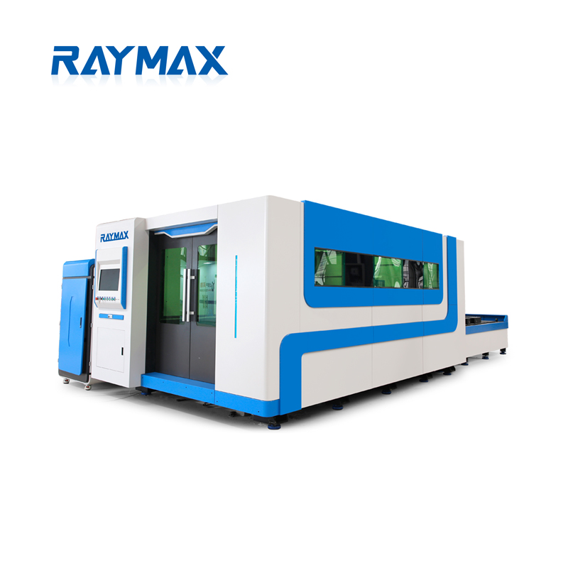 Exchange Tabel CNC Serat Laser Cutting Machine karo Cover