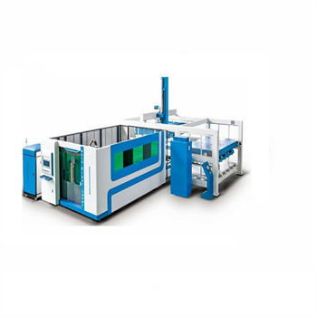 Industri 4kw CNC Metal Sheet Fiber Laser Cutting Machine 3015 karo Auto Exchange Meja lan Tutup Tertutup