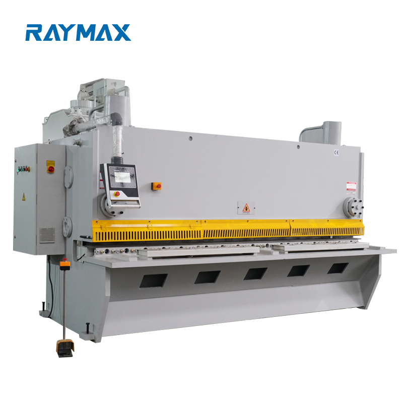 Heavy Duty otomatis CNC hydraulic guillotine mesin shearing